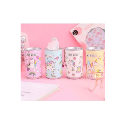 Unicorn Mini Wipes Tin Pack for kids