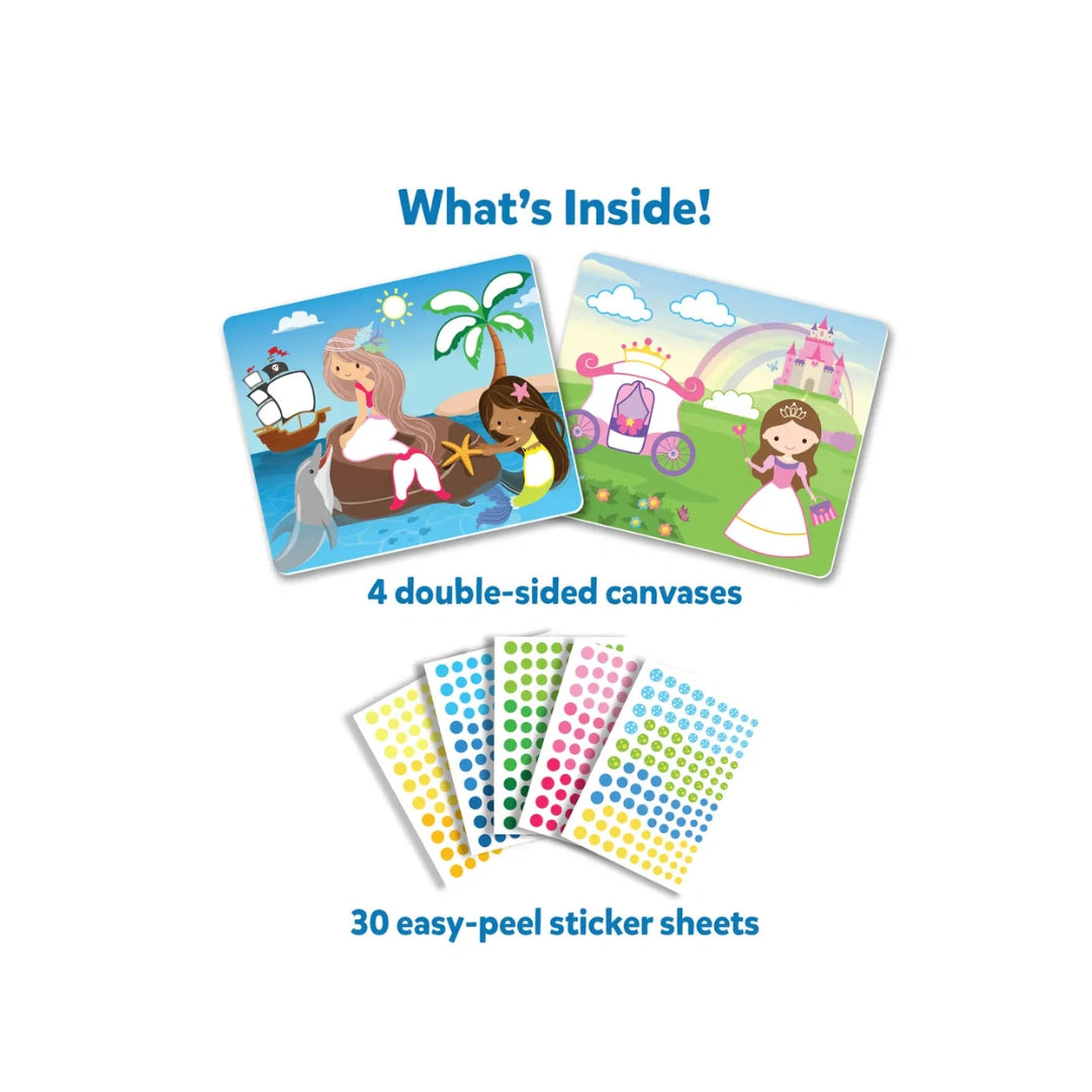 No-Mess Creative Sticker Activity Set with Colorful Art