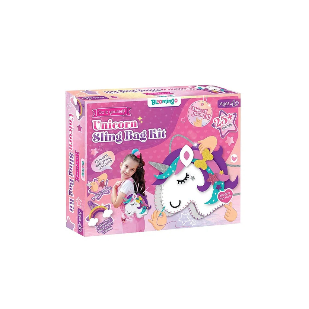 Playshifu Bloomingo Unicorn Shaped Sling Bag Art & Craft Kit