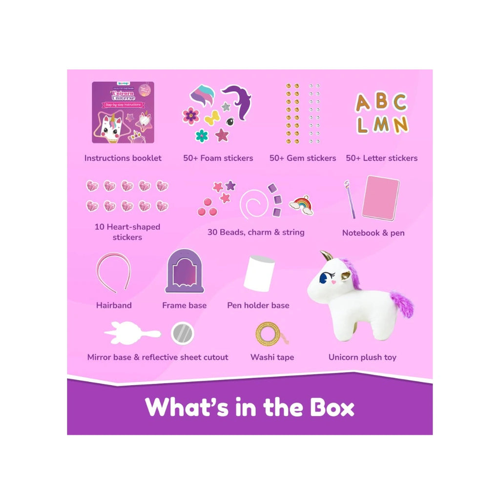 Playshifu Bloomingo DIY 6-in-1 Unicorn Universe Art & craft set