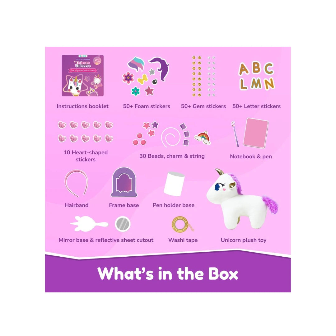 Playshifu Bloomingo DIY 6-in-1 Unicorn Universe Art & craft set
