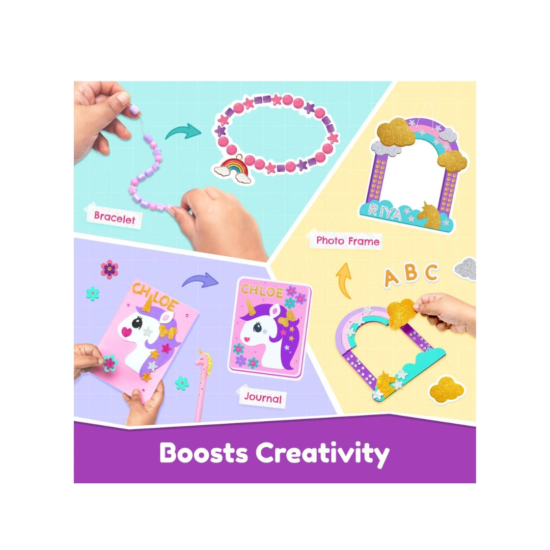 Playshifu Bloomingo DIY 6-in-1 Unicorn Universe Art & craft set