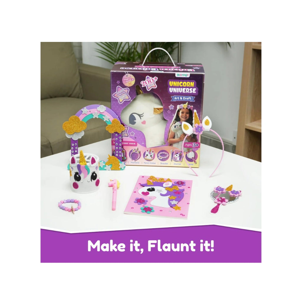 Playshifu Bloomingo DIY 6-in-1 Unicorn Universe Art & craft set