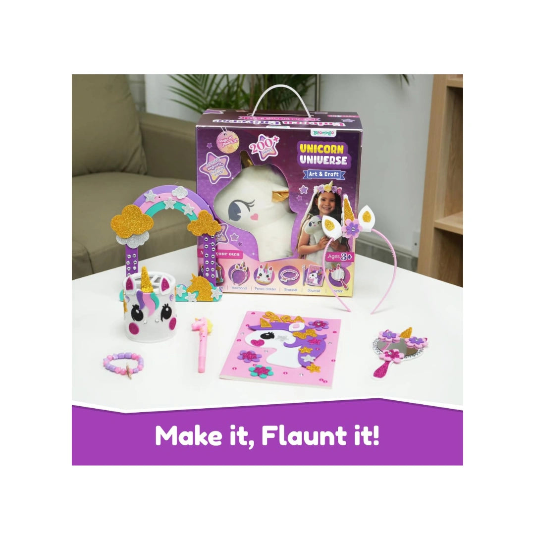 Playshifu Bloomingo DIY 6-in-1 Unicorn Universe Art & craft set