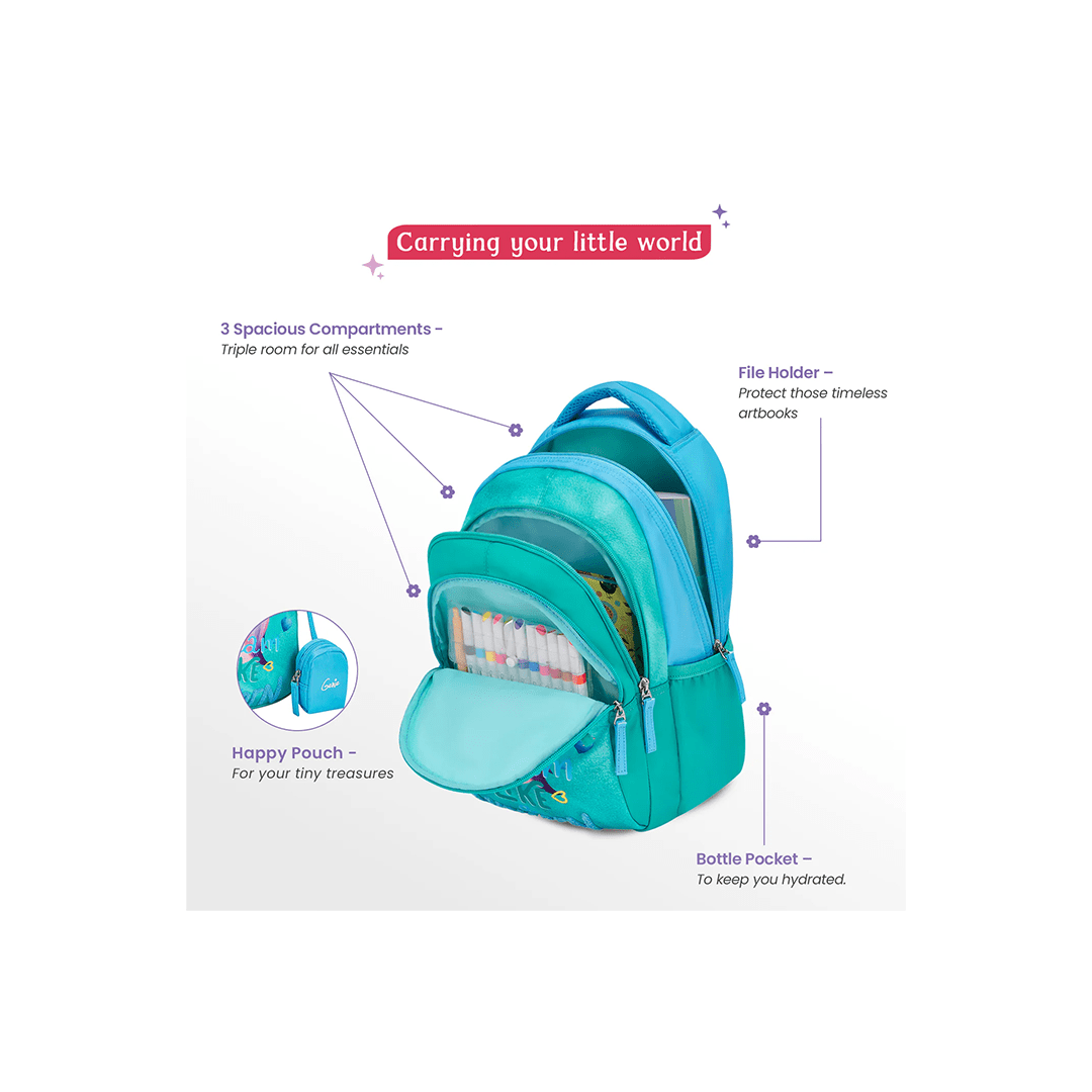 Genie Toys Genie Unicorndream Small Backpack for Kids (4-7 Years)