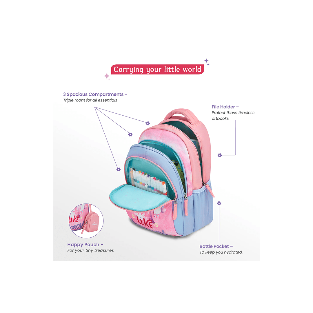 Genie Toys Genie Unicorndream Small Backpack for Kids (4-7 Years)