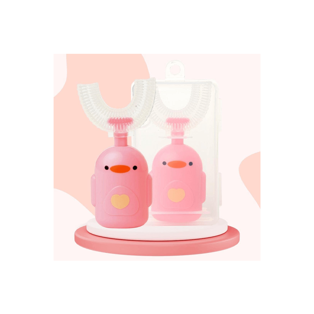 Baan Toys Baby Care Baan Toys U-Shaped Manual Toothbrush, 360° Oral Teeth Cleaning Foe Kids (2 Years+)