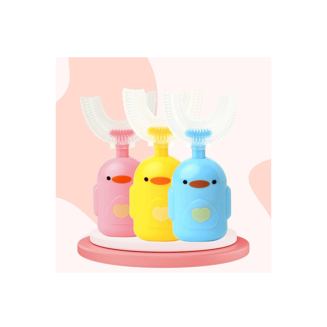 Baan Toys Baby Care Baan Toys U-Shaped Manual Toothbrush, 360° Oral Teeth Cleaning Foe Kids (2 Years+)