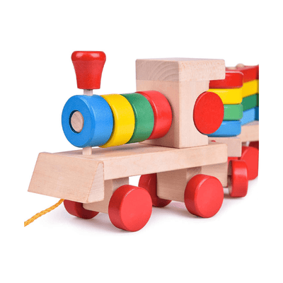 Extrokids Toys Baan Toys Wooden Shape Sorter Train (2 Years+)