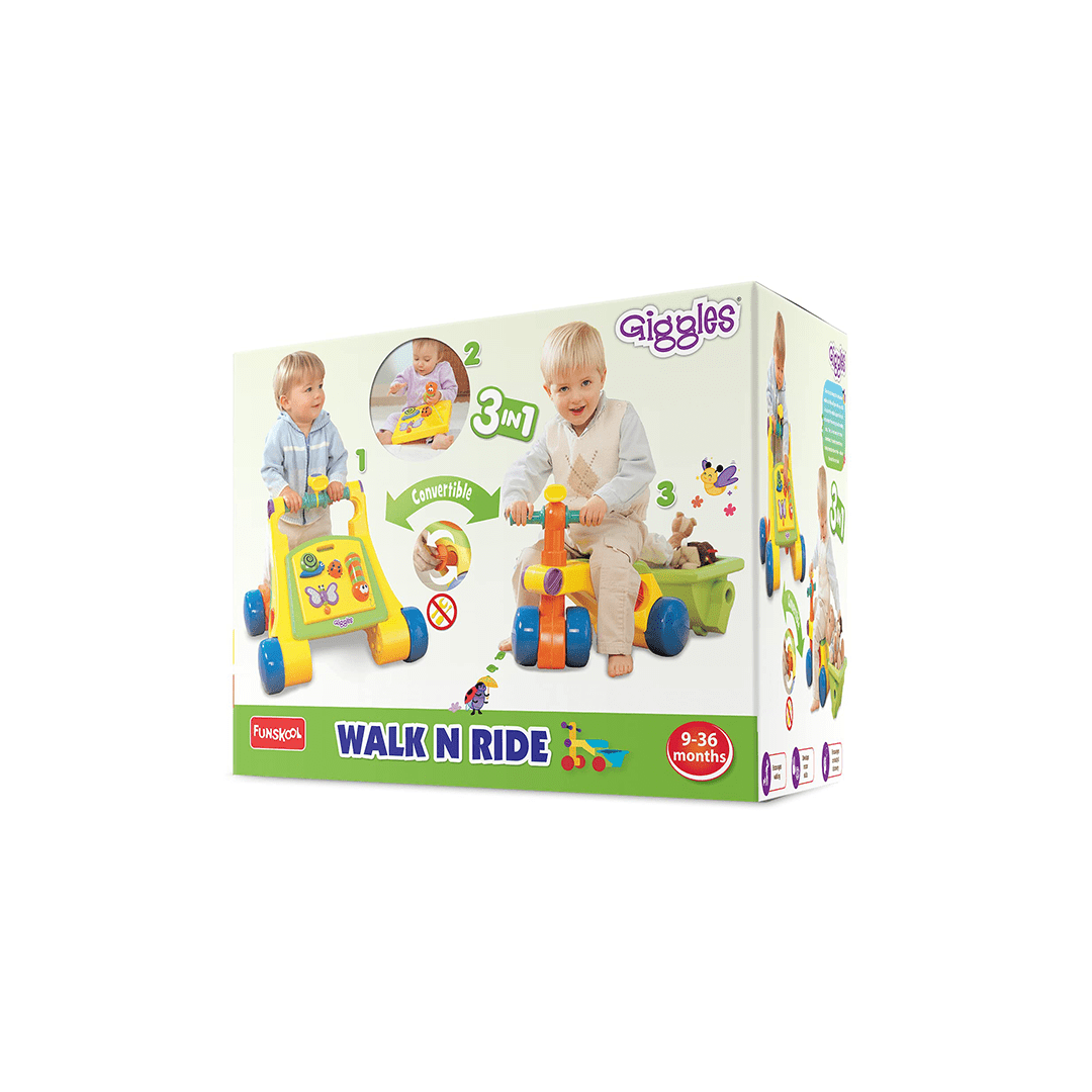 Funskool Toys Funskool Giggles Walk N Ride (9 Months+)
