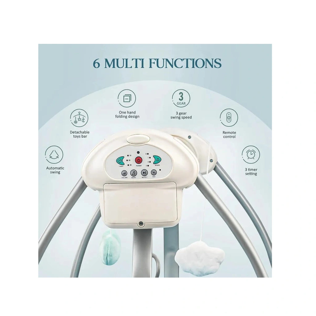 electric baby cradle with canopy