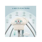 electric baby cradle with canopy