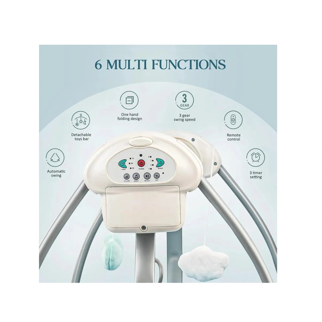 electric baby cradle with canopy