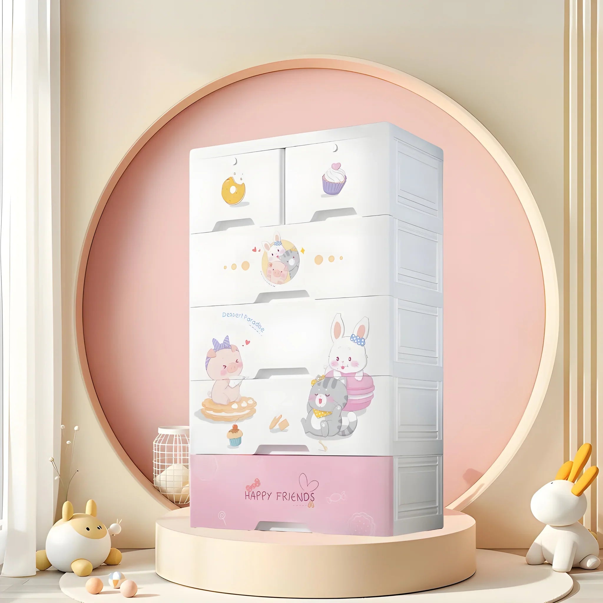 Wardrobe with Shelves for Children’s Clothes & Toy