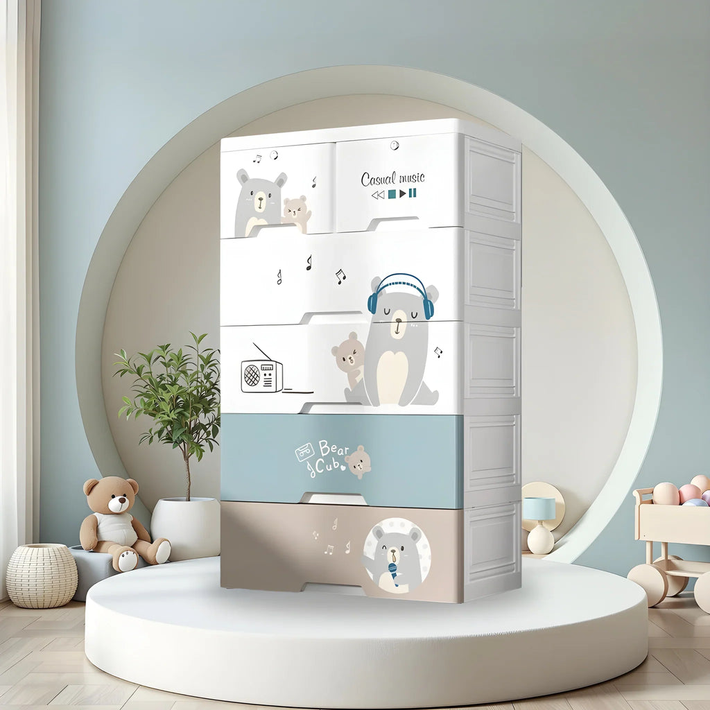 Wardrobe with Shelves for Children’s Clothes & Toy