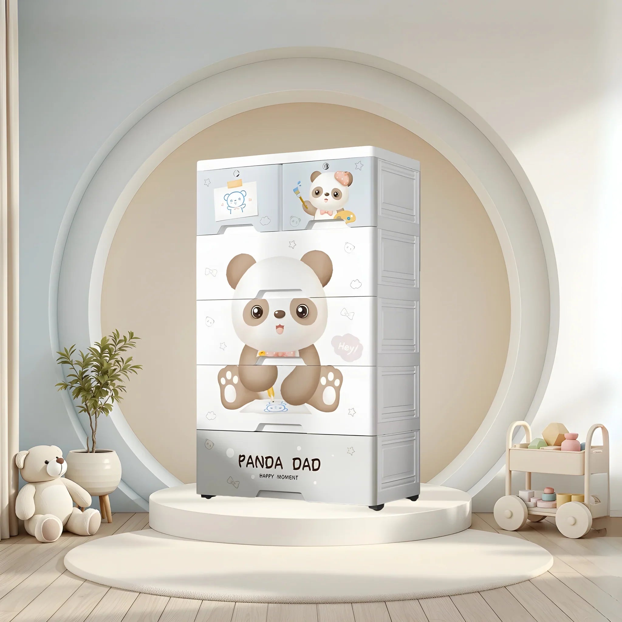 Wardrobe with Shelves for Children’s Clothes & Toy