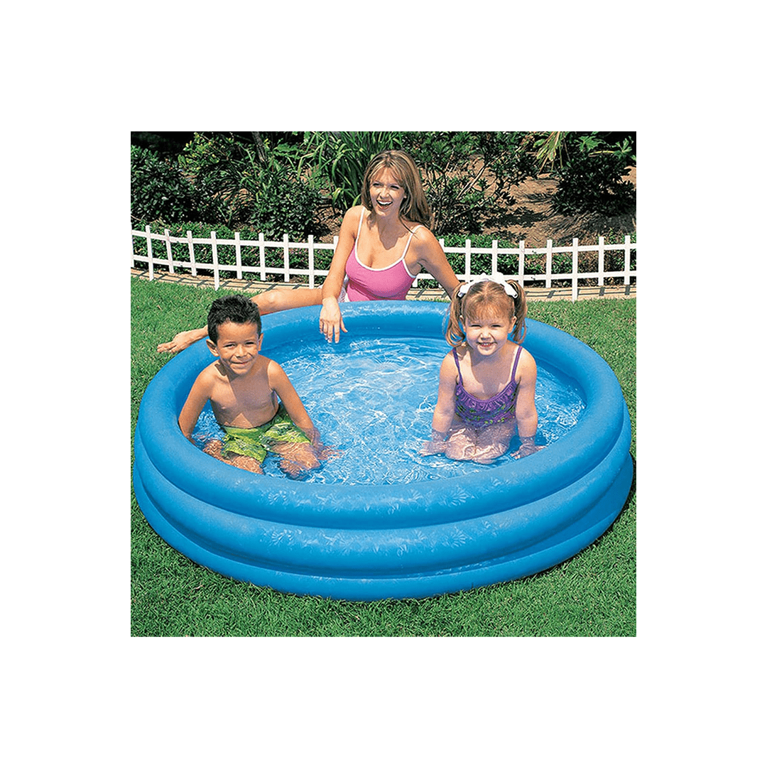 Intex Baby Care Intex Crystal Inflatable Swimming Water Pool For Kids (2 Years+)