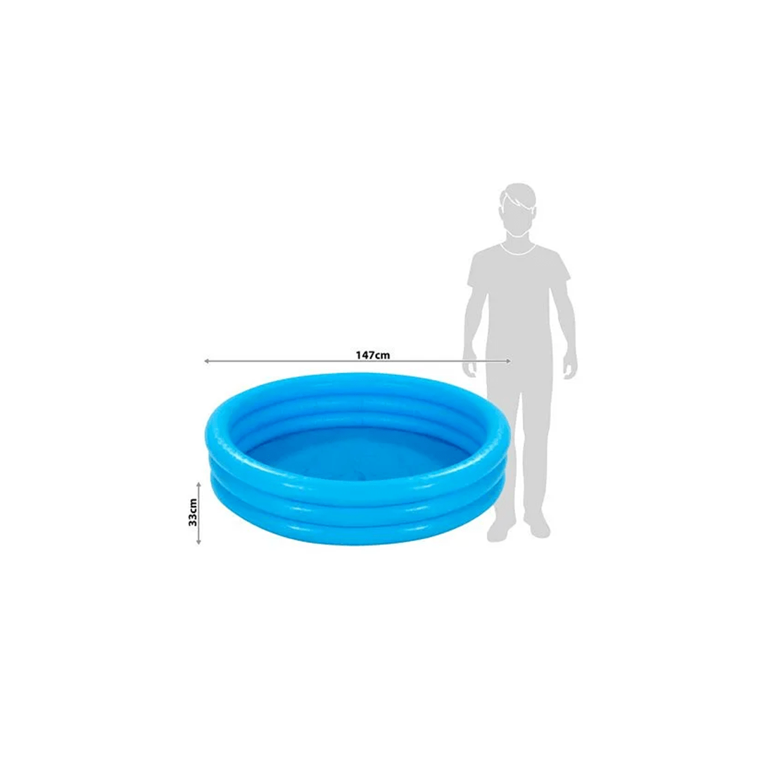 Intex Baby Care Intex Crystal Inflatable Swimming Water Pool For Kids (2 Years+)