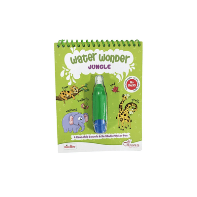 Pegasus Books Pegasus Water Wonder - Jungle (Reusable Magic Water Coloring Book ) (3 years+)