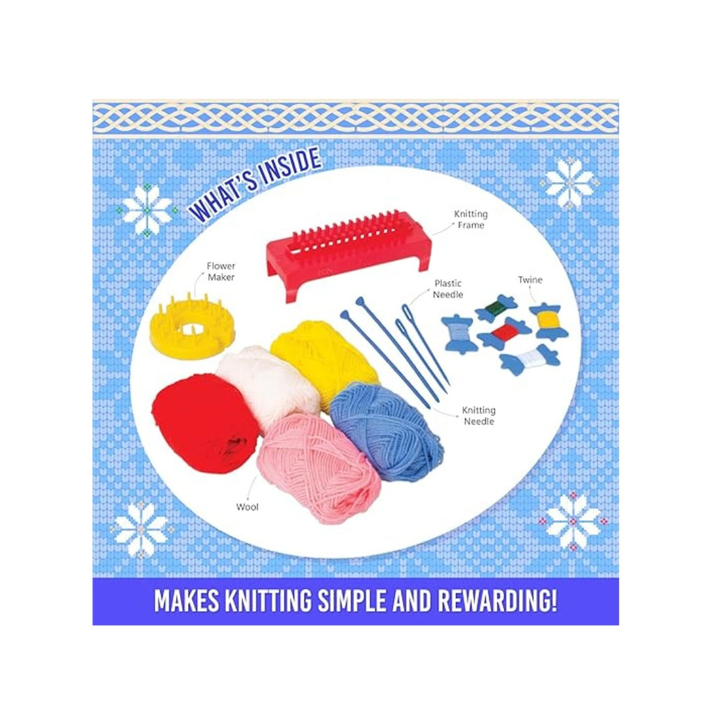 Kids knitting DIY kit