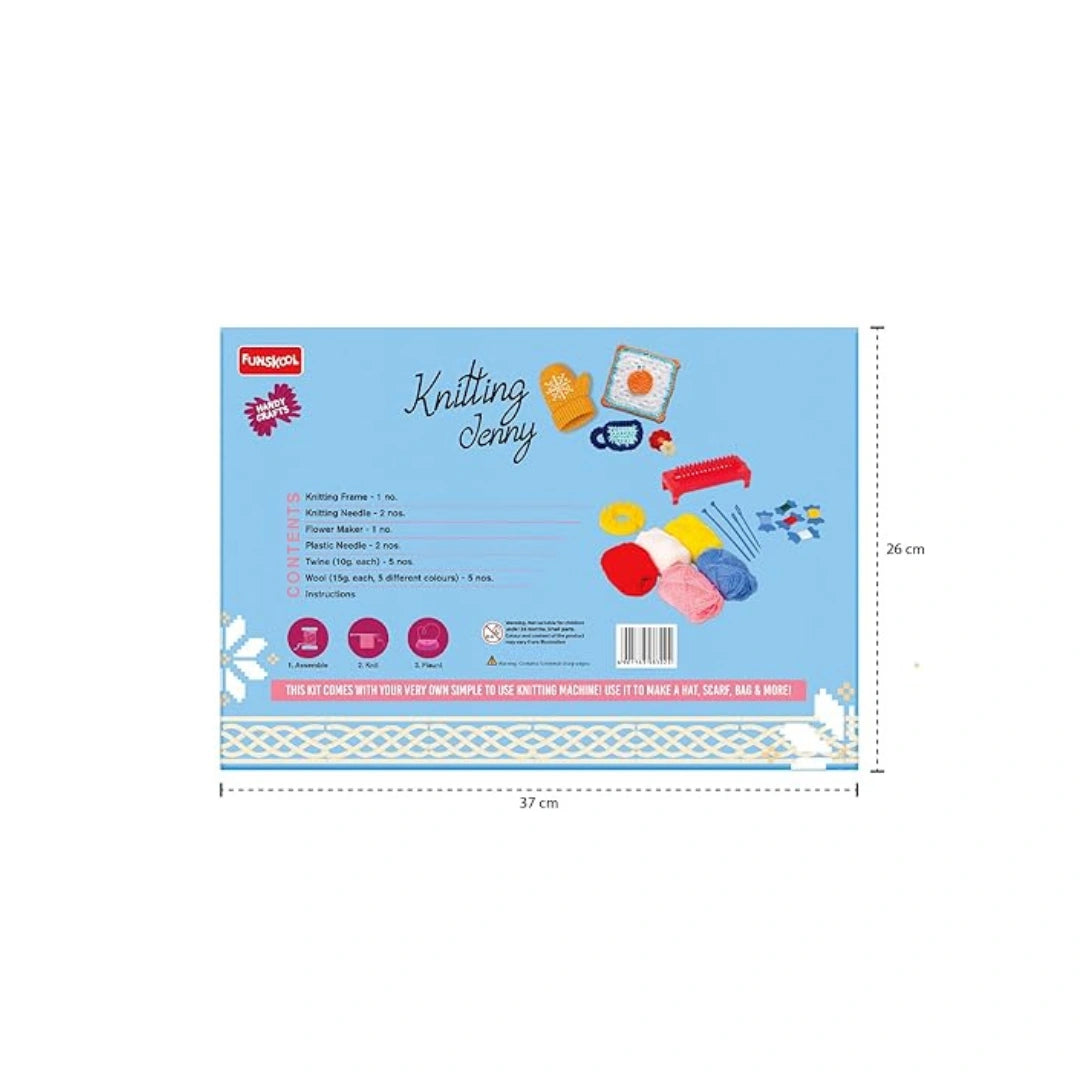 Kids knitting DIY kit