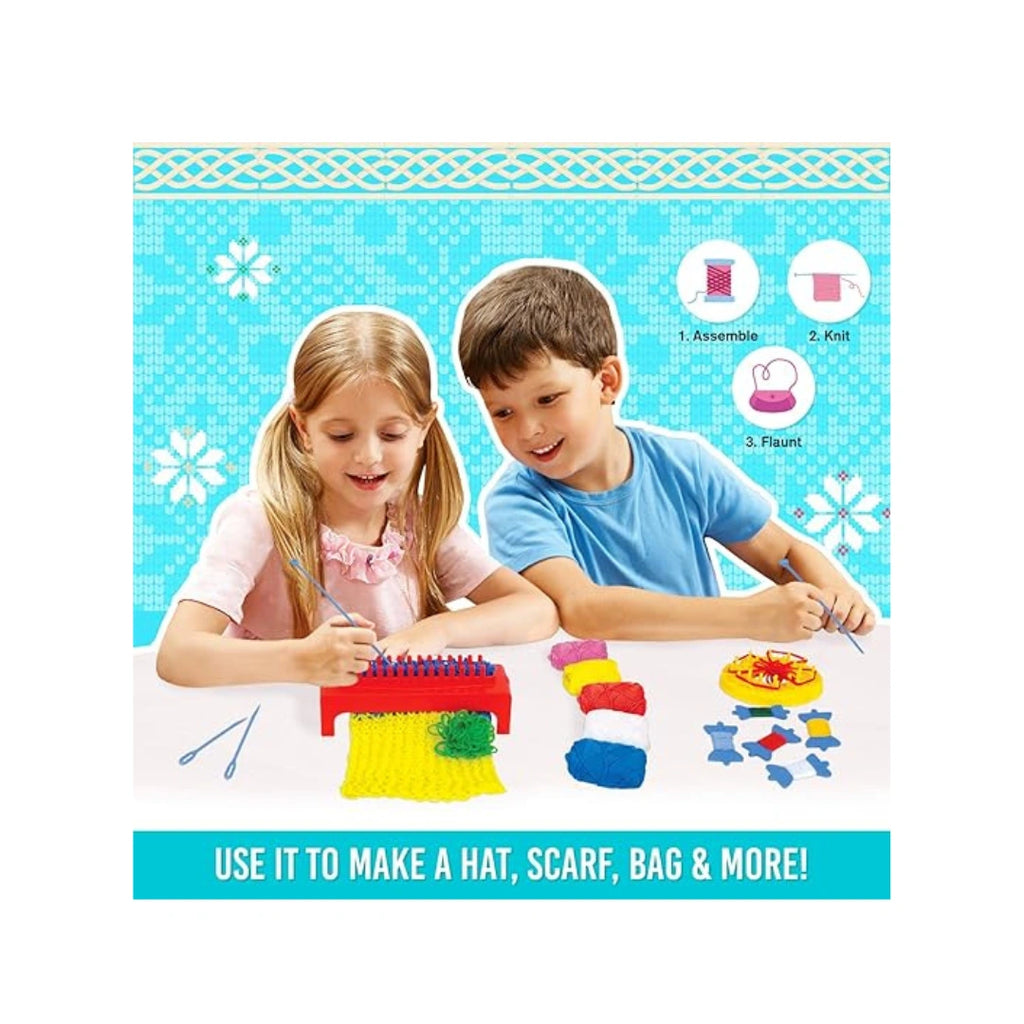 Kids knitting DIY kit