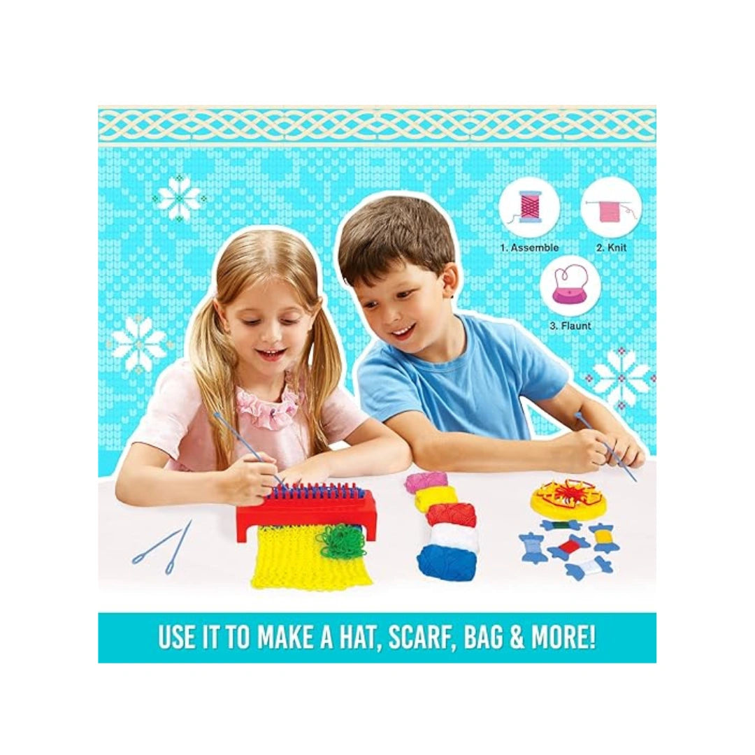 Kids knitting DIY kit