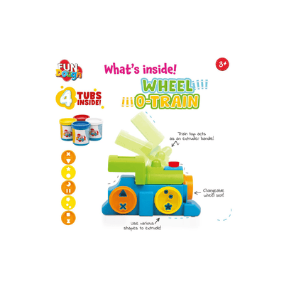 Funskool Craft Kit Funskool Fun Dough Playset Wheel-O-Train (3 Years+)