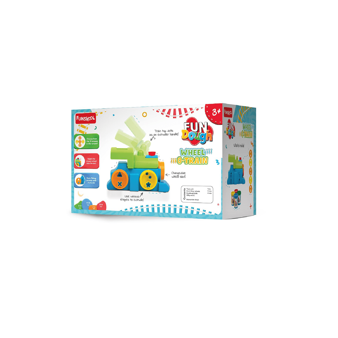 Funskool Craft Kit Funskool Fun Dough Playset Wheel-O-Train (3 Years+)