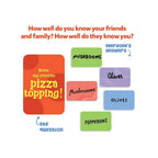 Who Knows You Best? Family Card Game –,200 Question Cards ,Dry-Erase Board & Markers ,Fun Party Game for Family & Friends