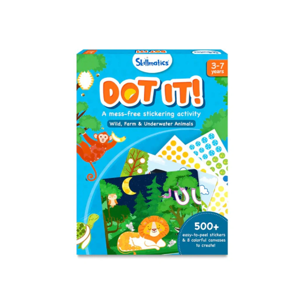 No-Mess Creative Sticker Art Kit with Animal-Themed Activities for Kids