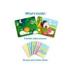 No-Mess Creative Sticker Art Kit with Animal-Themed Activities for Kids