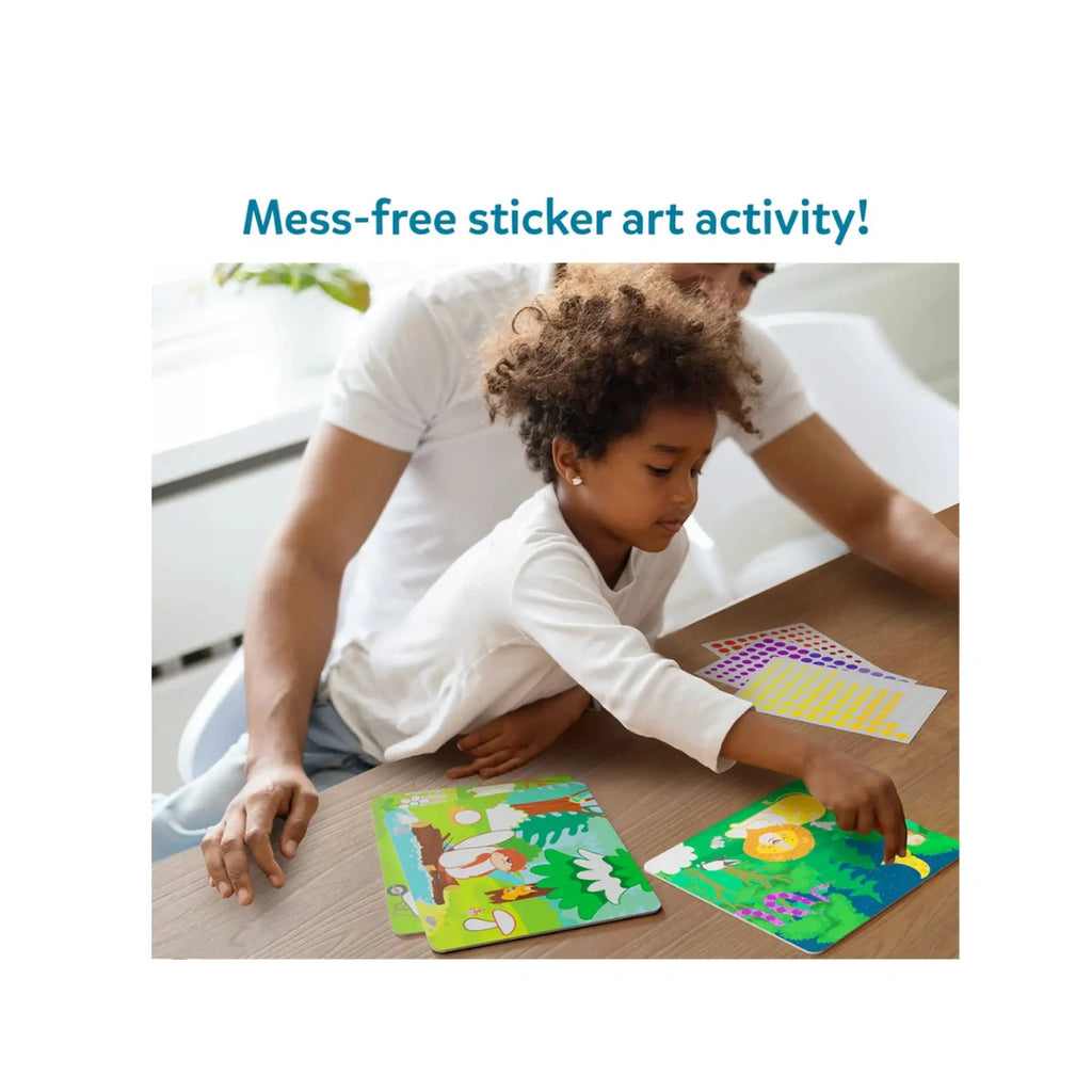 No-Mess Creative Sticker Art Kit with Animal-Themed Activities for Kids