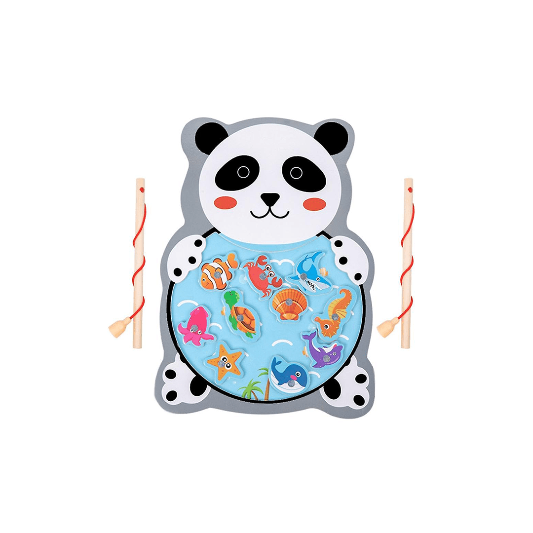 Extrokids Toys Extrokids Wooden Cartoon Shaped Fishing Tray 1 Pc (3 Years+)