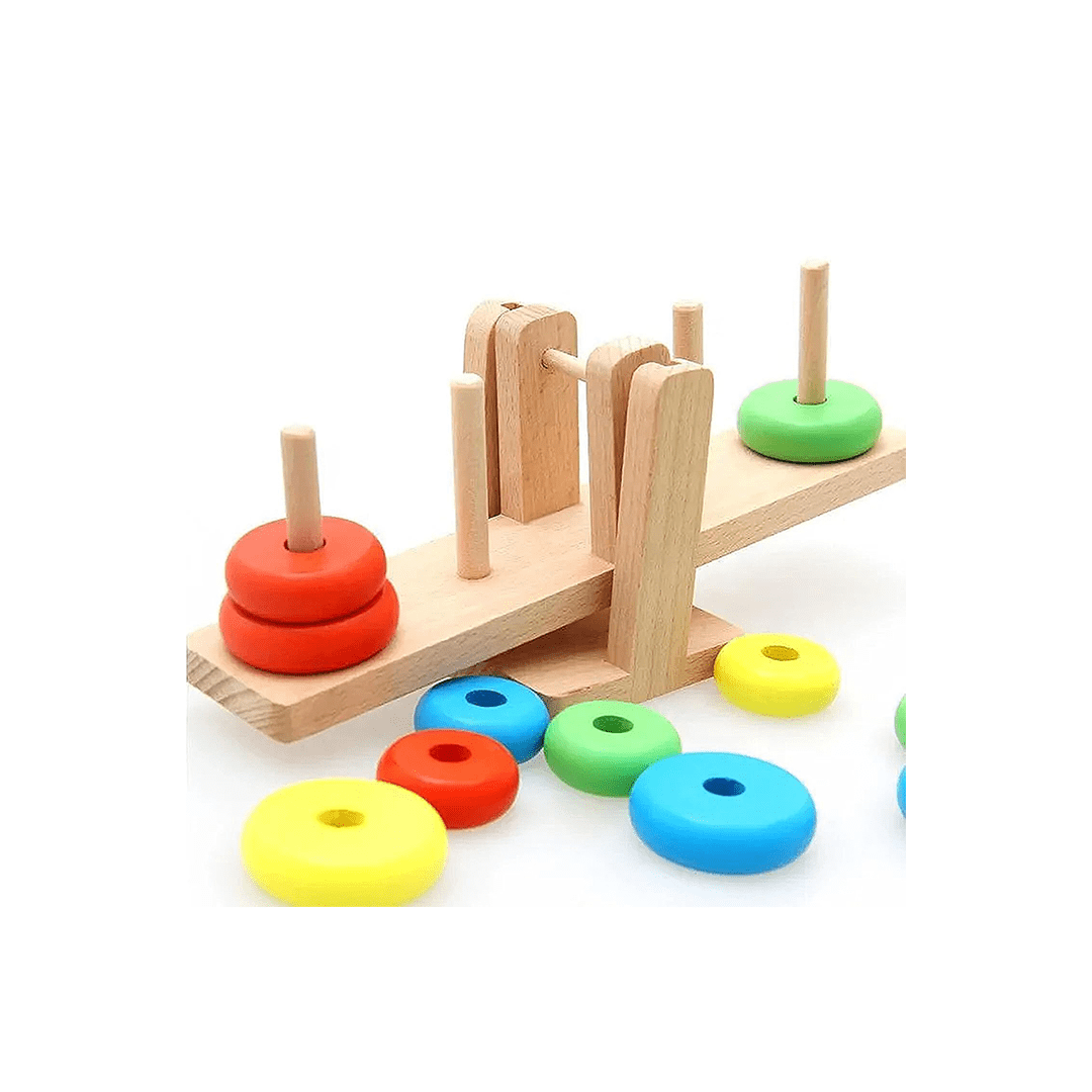 Extrokids Toys Extrokids Clown Balance - Wooden Clown Balancing Game Toy Seesaw Game (3 Years+)