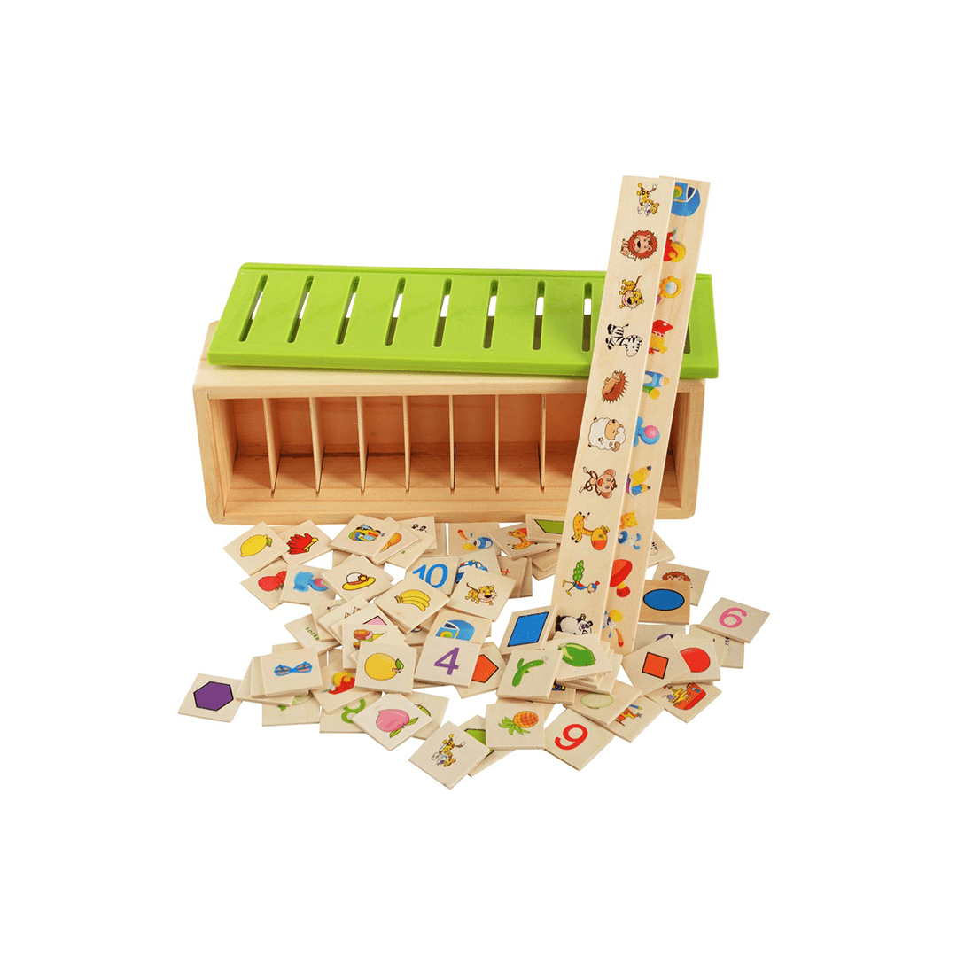 Extrokids Toys Extrokids Wooden Knowledge Box (2 year+)
