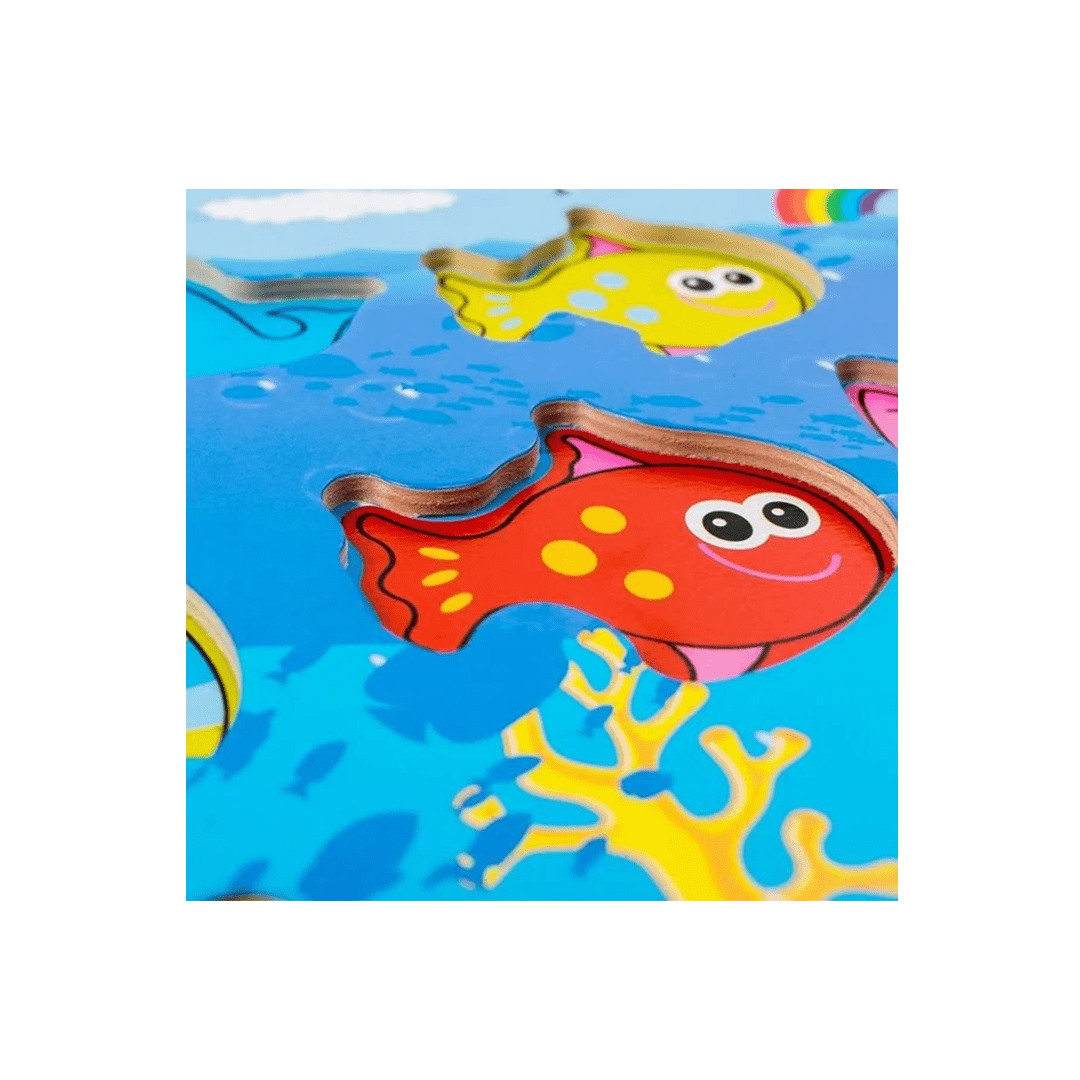 Extrokids Toys Extrokids Wooden Magnetic Fishing Game (2 Years+)