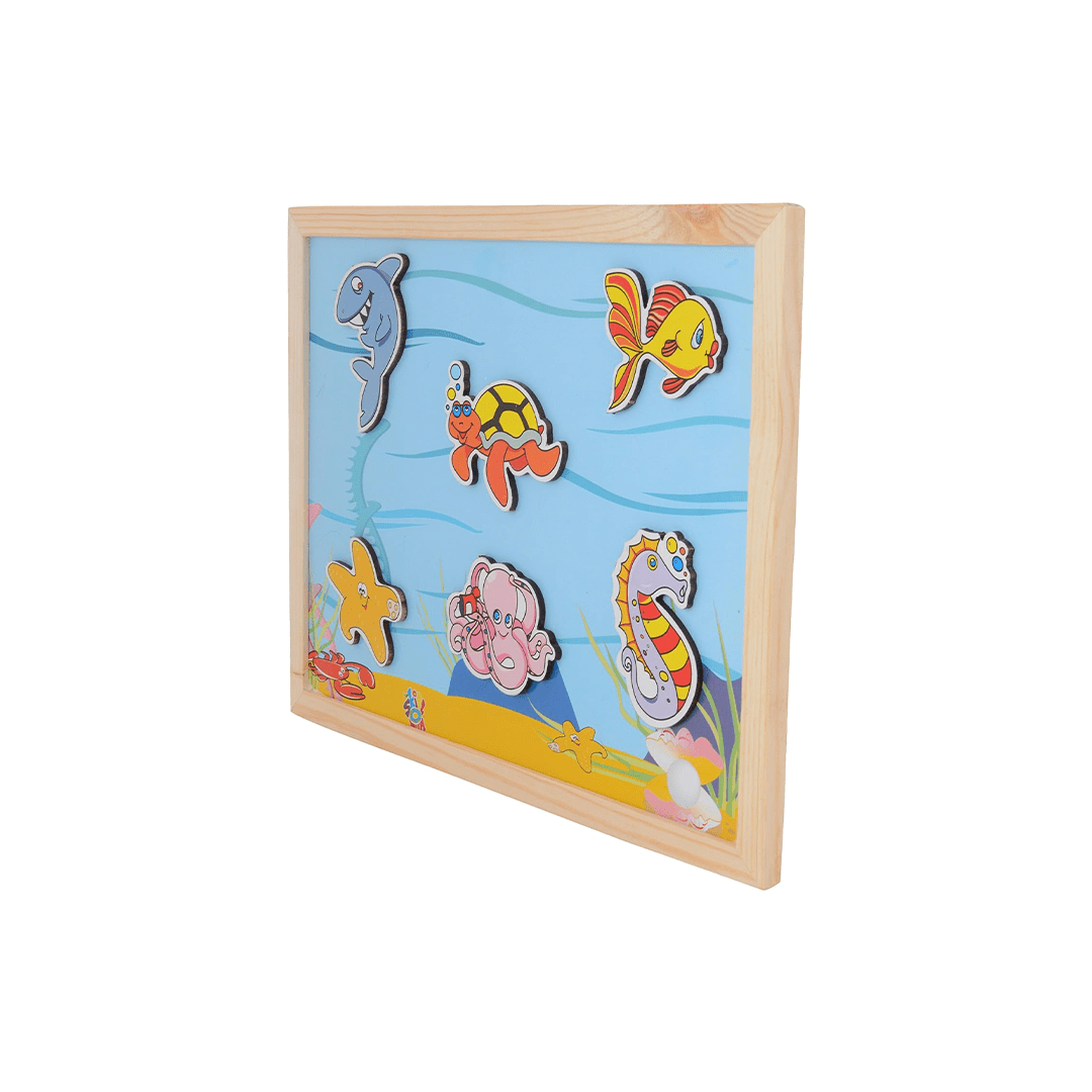 Skillofun Toys Skillofun Wooden Magnetic Twin Play Tray - Deep Sea
