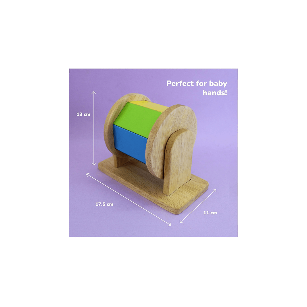 Shumee Toys Shumee Wooden Montessori Rainbow Spinner Toy (6 months+)