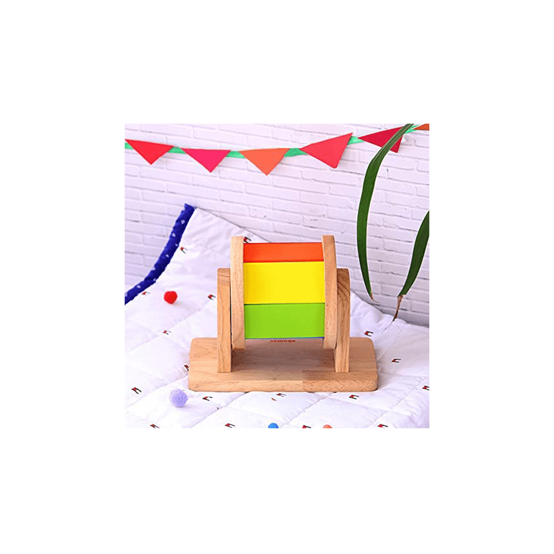 Shumee Toys Shumee Wooden Montessori Rainbow Spinner Toy (6 months+)