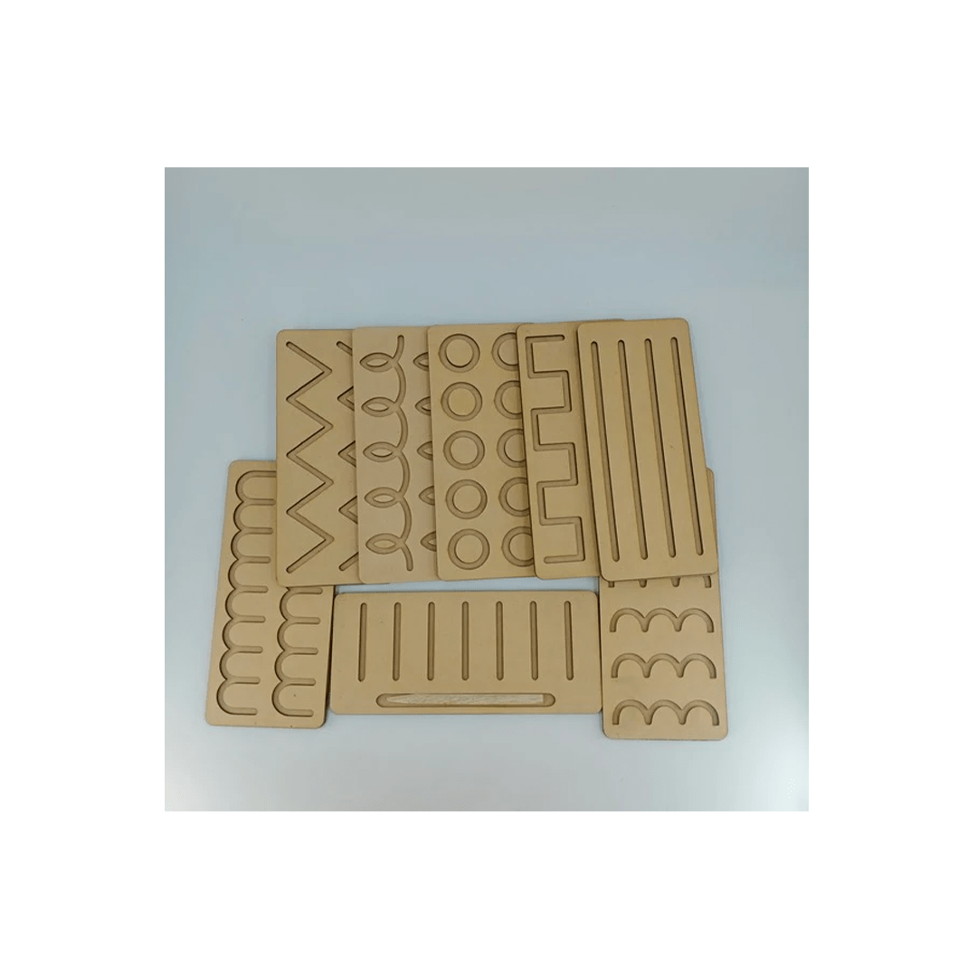 Extrokids Toys Extrokids Wooden Tracing Board Pattern (3 Years+)