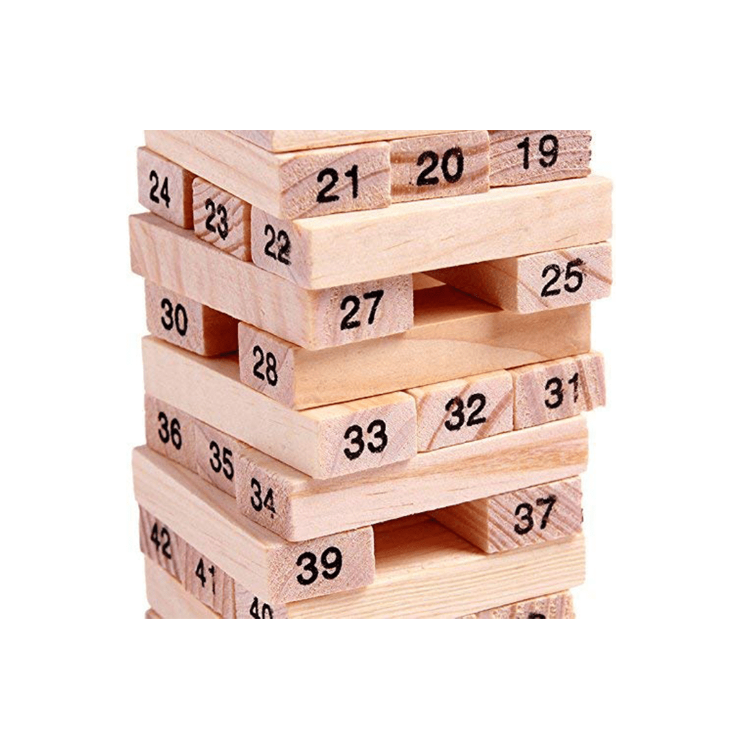 Baan Toys Toys Baan Toys Wooden Zenga Balancing Block Game - 54 Pieces (3 Years+)
