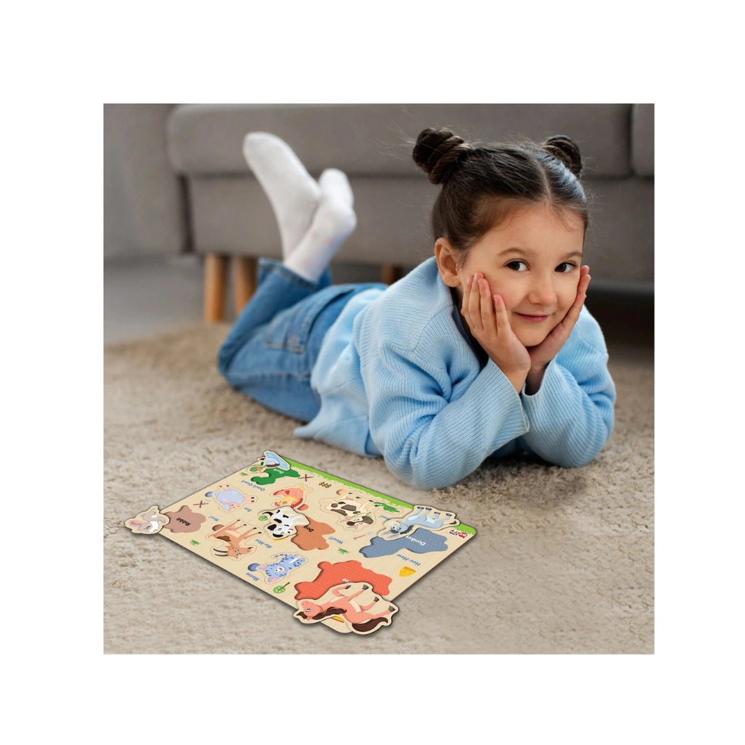 10 Piece Animal Recognition Toy 