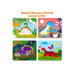 No-Mess Creative Dinosaur Sticker Activity Set with Colorful Art Fun for Kids