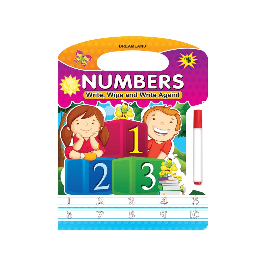 Numbers tracing activity book 