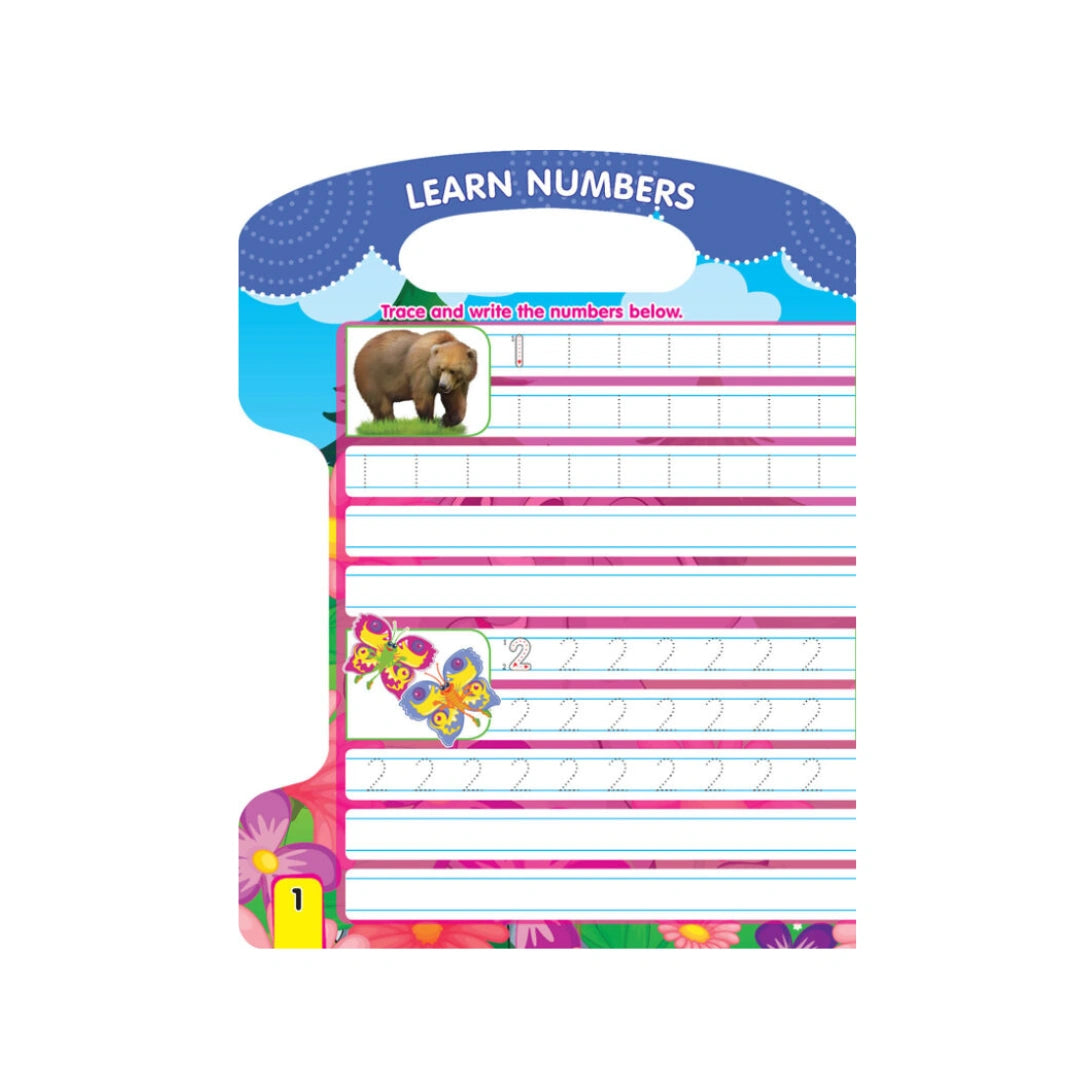Numbers tracing activity book 