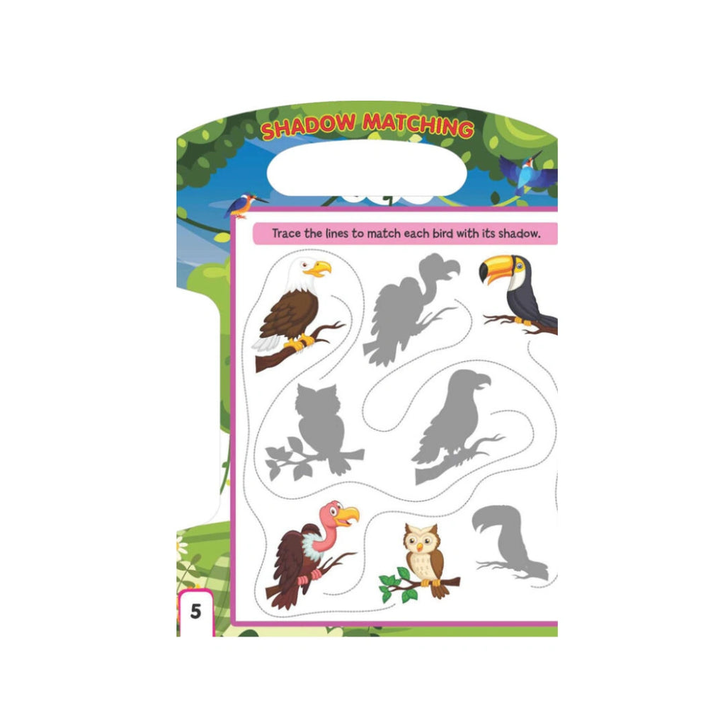 Bird learning and tracing book 