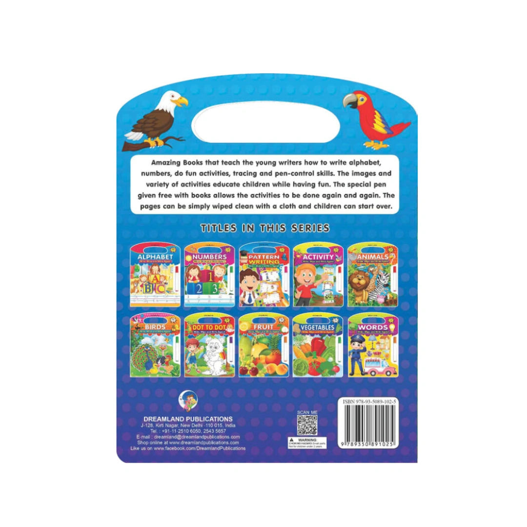 Bird learning and tracing book 