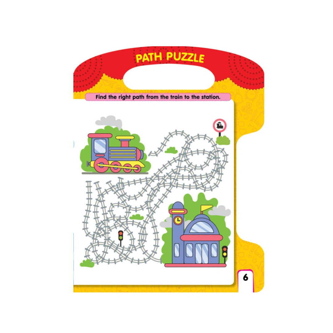Wipe and write activity book