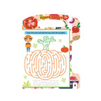 Vegetable learning and tracing book 